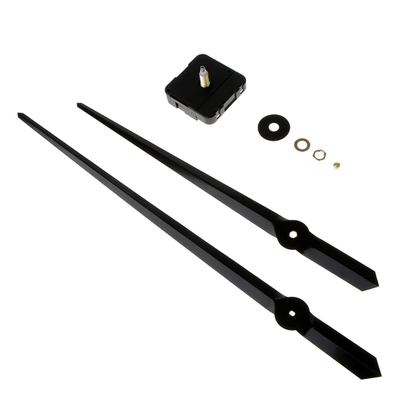 Effective Maxbell DIY Silent Clock Quartz Movement Mechanism Hands Part Set Black Luxury