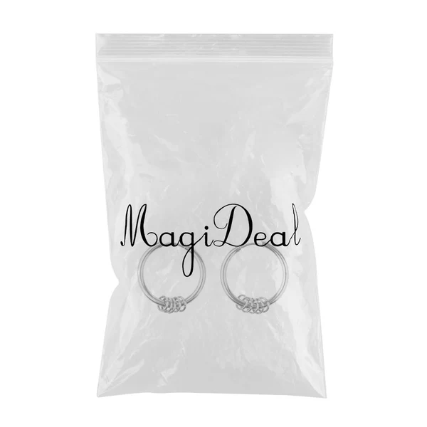 Easy-to-Use Maxbell Stainless steel Silver Small Loop Dangle Hoop Huggie Earrings Ear Cuffs 25mm Smooth