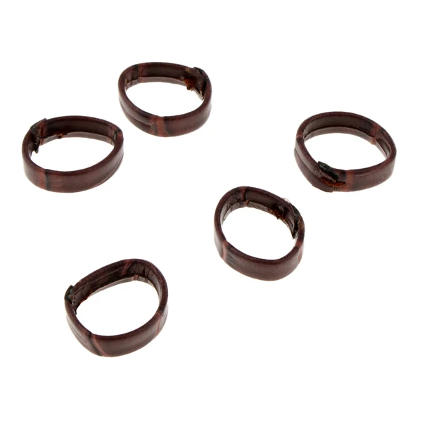 Versatile Maxbell 5PCS PU Leather Watch Band Strap Holder Keeper Loop Dark Brown Proven