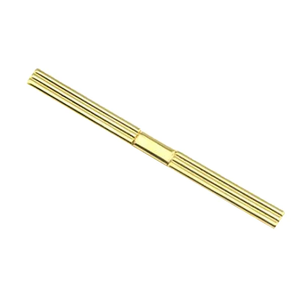 Sophisticated Maxbell Tie Collar Bar Pin Brooch Clips Man Shirt Accessories Jewelry Gold Fashionable