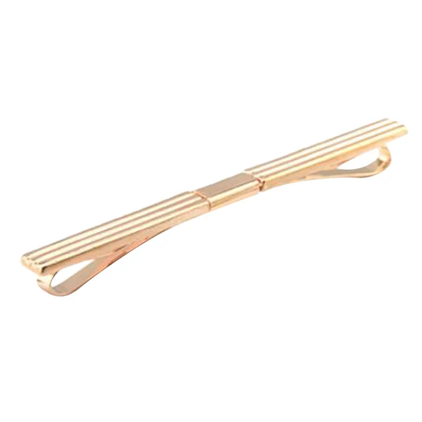 Unique Maxbell Tie Collar Bar Pin Brooch Clips Man Shirt Accessories Jewelry Rose Gold Soft