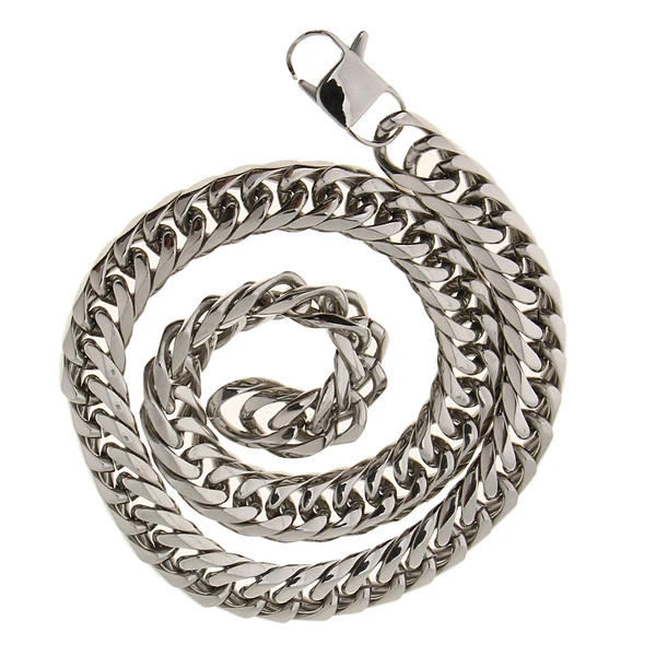Top-Quality Maxbell Stainless Steel Heavy Punk Link Curb Cuban Chain Men's Punk Necklace 16mm Secure