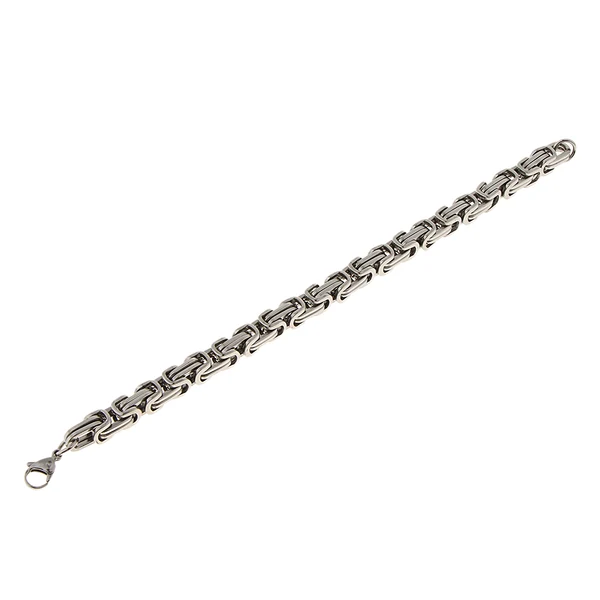 Responsible Maxbell Premium Stainless Steel Bracelet Link Curb Chain Bangle Lobster Clasp Silver Casual