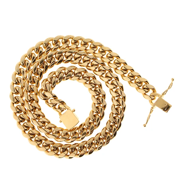 Sophisticated Maxbell Stainless Steel Heavy Link Curb Cuban Chain Men's Punk Necklace 12mm 56cm Smart