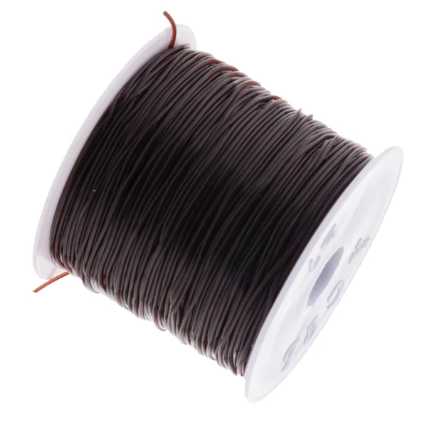 Breathable Maxbell 1 Roll 0.8mm Elastic Stretch Thread String Cord For Jewelry Bracelet Brown Official