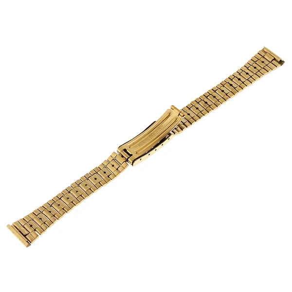 Relaxed Maxbell Men Gold Stainless Steel Watch Band Strap Metal Bracelet 14mm Excellent