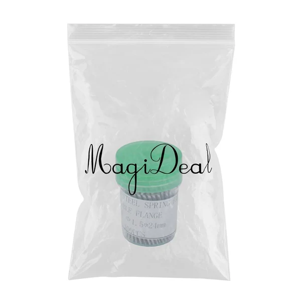 Traditional Maxbell 100 Pieces Watchmaker Watch Band Spring Bars Strap Link Pins Repair Kit 24mm Responsible