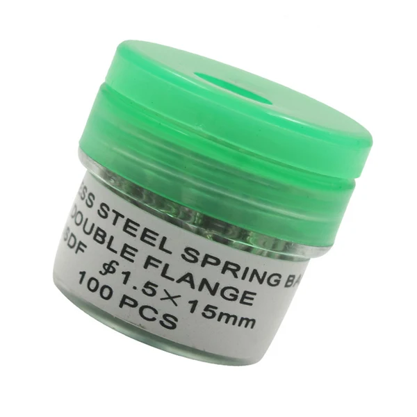 High-Grade Maxbell 100 Pieces Stainless Steel Watch Band Spring Bar Strap Link Pins 8-16mm 9mm Safe