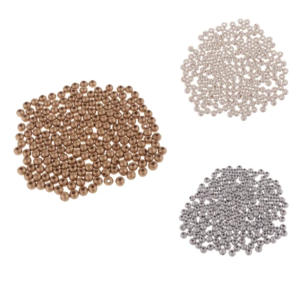 Smooth Maxbell 200 Piece Wood Round Beads Wooden Loose Beads For Jewelry Making 8mm Golden Convenient