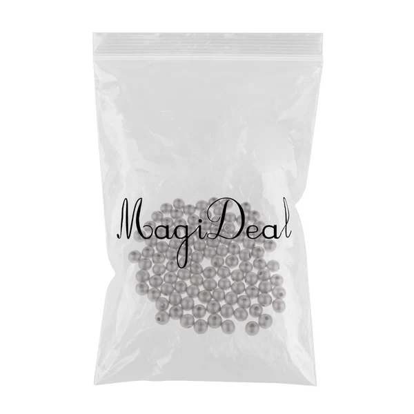 Casual Maxbell 100 Pieces Round Wood Beads Wooden Beads for DIY Jewelry Making Silver 10mm Trendy