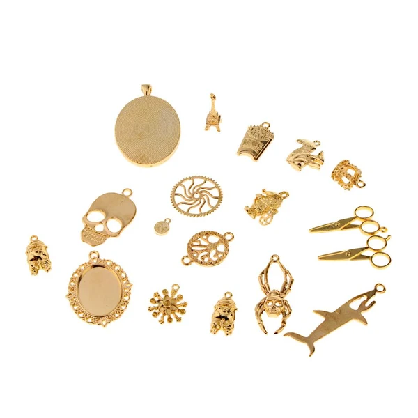 Next-Generation Maxbell Alloy Charm Pendants DIY Craft Jewelry Findings Clothing Accessories Gold Classic