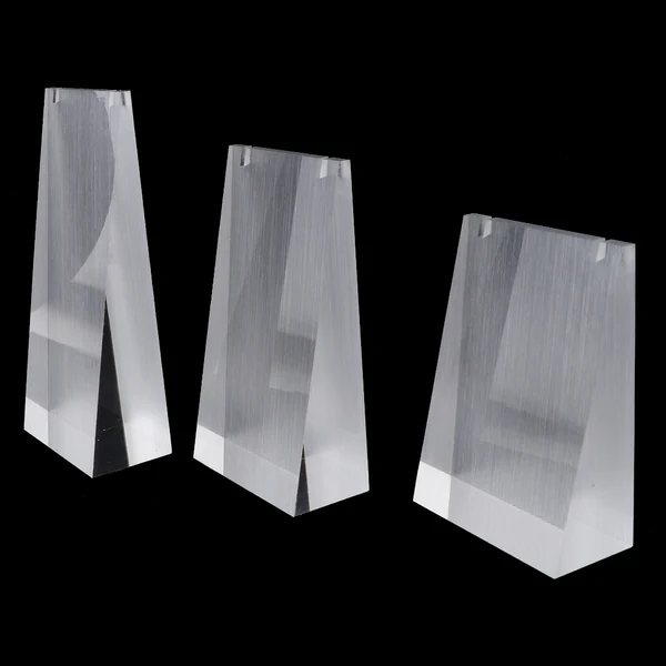 Comfortable Maxbell 3pcs Set Acrylic Necklace Display Stand Pendant Holder Organizer Brushed Fast