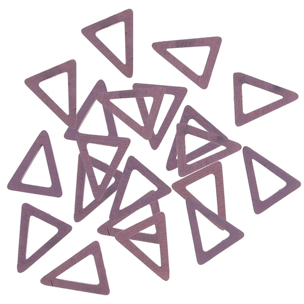 Convenient Maxbell 20 Pieces Wood Geometric Triangle Drop Charms for Jewelry Making Purple Refined