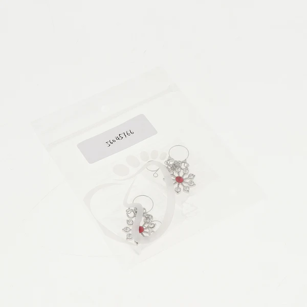 Proven Maxbell 1 Pair Lady Crystal Flower Dangle Non Piercing Nipple Ring Body Jewelry Red Sustainable