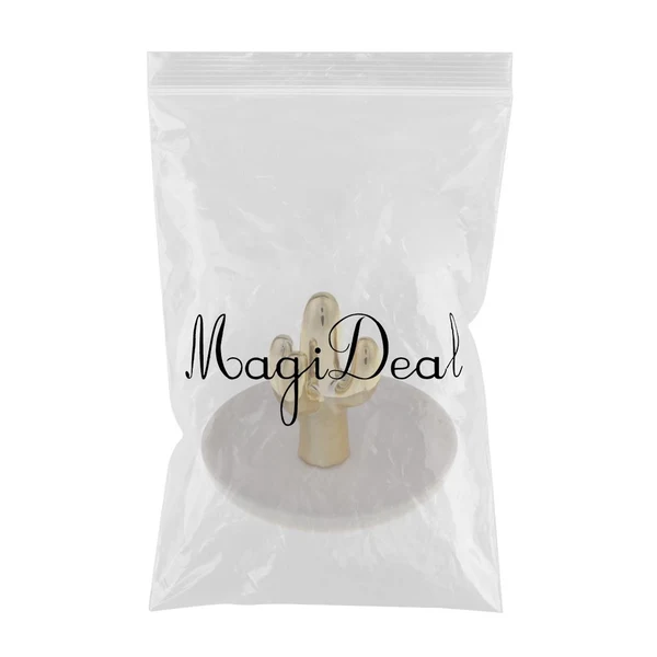 Flexible Maxbell Ceramic Ring Holder Dish Jewelry Organizer Tray White Dish Gold Cactus Durable
