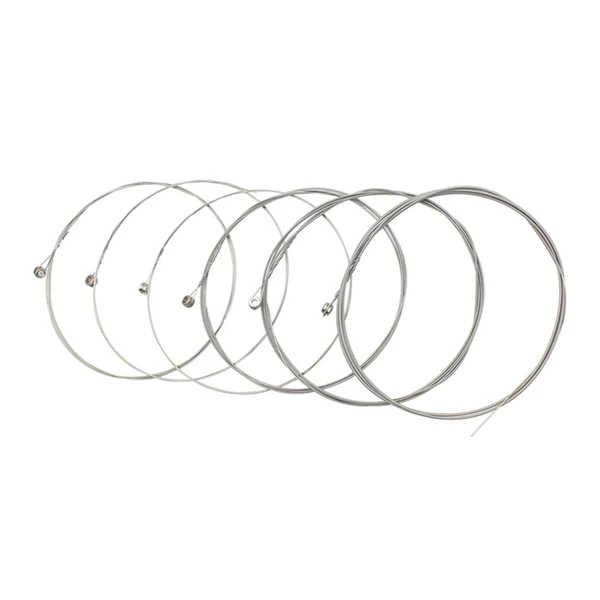 Detailed Maxbell 6pcs Electric Guitar Strings Nickel Alloy Wound Silver E102 Luxury