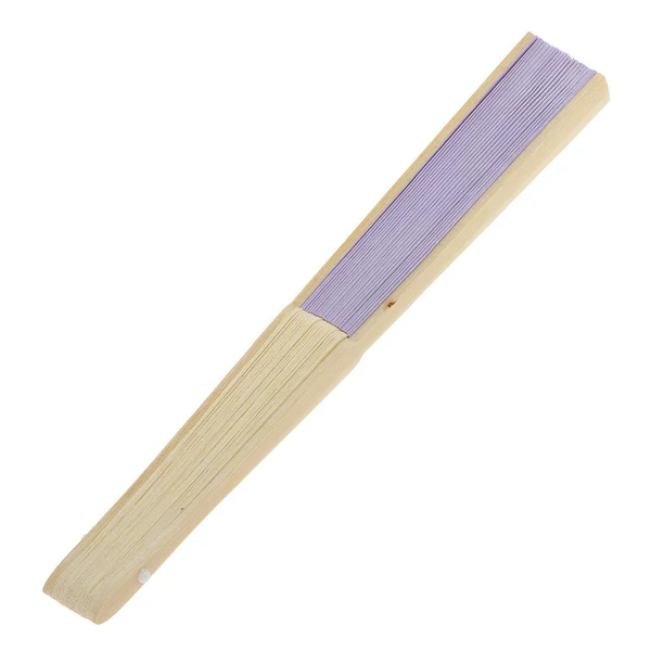 Long-Lasting Maxbell Single-sided DIY Craft Fancy Dance Party Paper Hand Fan- Light Purple Practical