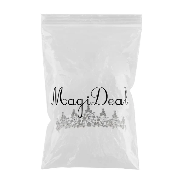Luxury Maxbell Vintage Crystal Hair Crown Tiara Headband Wedding Bridal Heapiece Silver Expertly Made