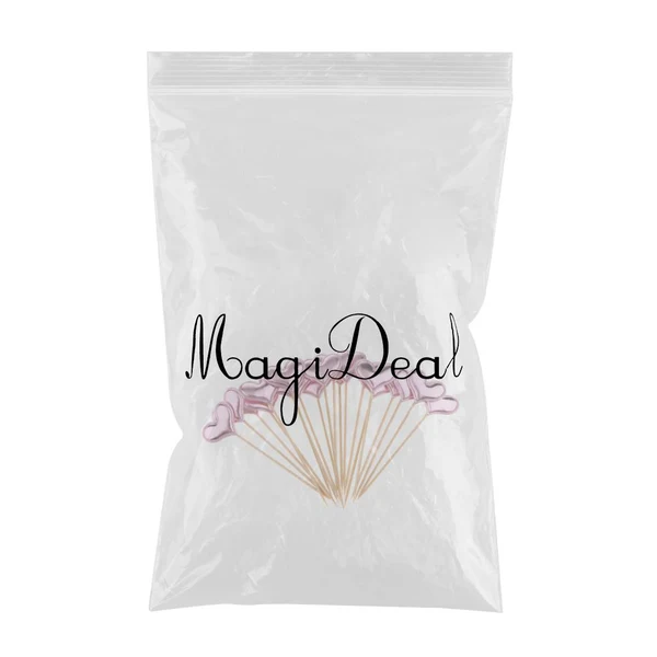Exclusive Maxbell 20 Pieces Toothpick Leather Heart Cupcake Picks Birthday Topper Light purple Verified