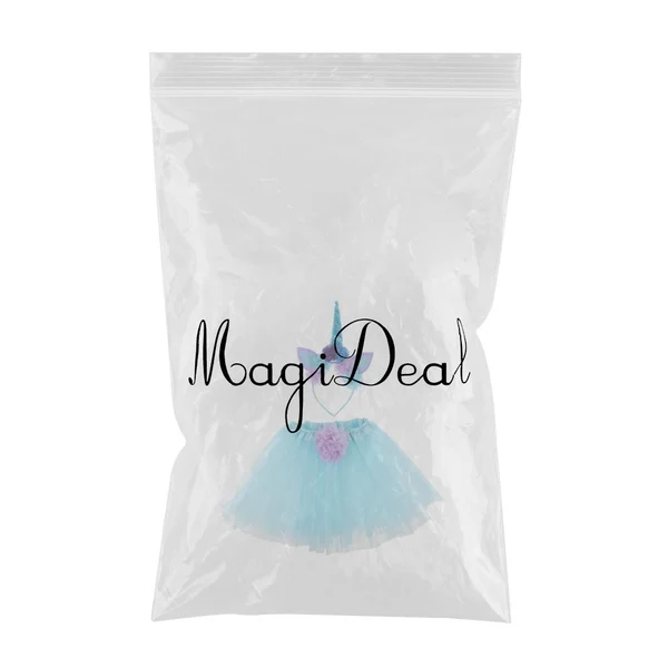 Carefully Designed Maxbell 2 Pieces Girls Tutu Skirt Dress Unicorn Flower Headband Set Blue Smart