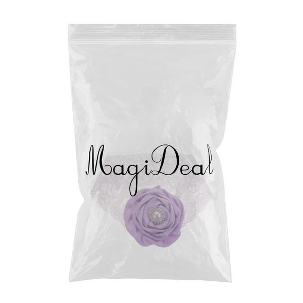 Solid Maxbell Infant Toddler Baby Flower Headband Newborn Hair Band Girl Gift Purple Unique