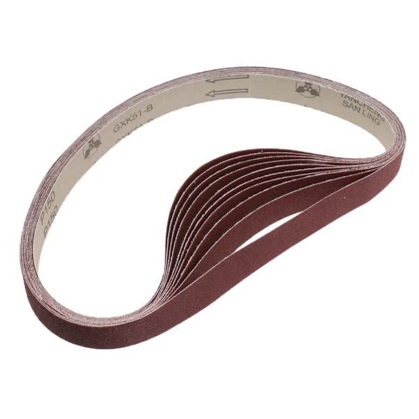 Quality Maxbell 10 Pack Aluminum Oxide Abrasive Belt Sanding Sharpening Sander Belt 150 Grit Detailed