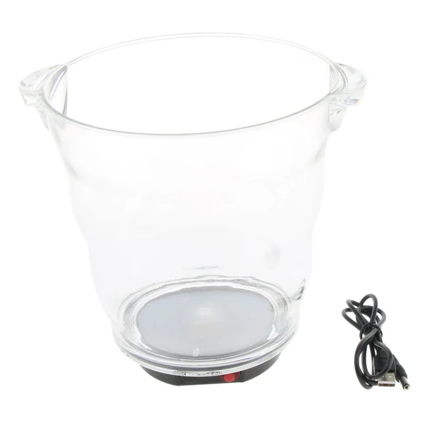 Selected Maxbell 4L LED Ice Bucket Champagne Wine Bar Drinks Cooler Chill Bottle Red World-Class