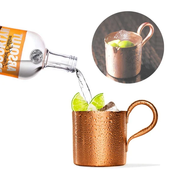 Refined Maxbell Advanced Moscow Mule Copper Mugs Classic Hand Crafted Mug Shot Glass 500ml Solid
