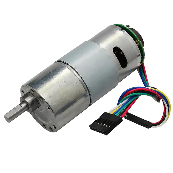 Green Maxbell 37GB545 DC12V Gear Motor With Encoder Electric Speed Reduce Motor 1000rpm Genuine