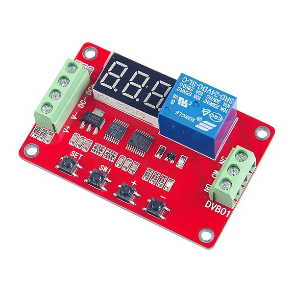 Minimalist Maxbell DVB01 Voltage Measuring Module Range 0-100V DC Digital Display Autosave 24V Efficient