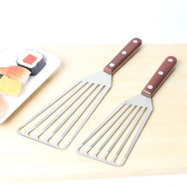 World-Class Maxbell Wok Turner Spatula Shovel Cooking Tools Frying Grill Fish Steak Steel L Top-Quality