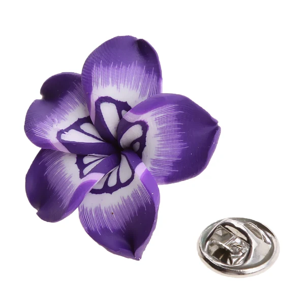 Consistent Maxbell Women Men's Dress Flower Brooch Pin Corsage for Party Wedding Xmas Purple1 Sophisticated