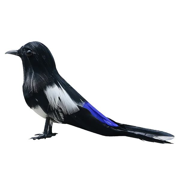 Genuine Maxbell Artificial Bird Feathered istic Garden Home Decor Ornament Magpie Smart