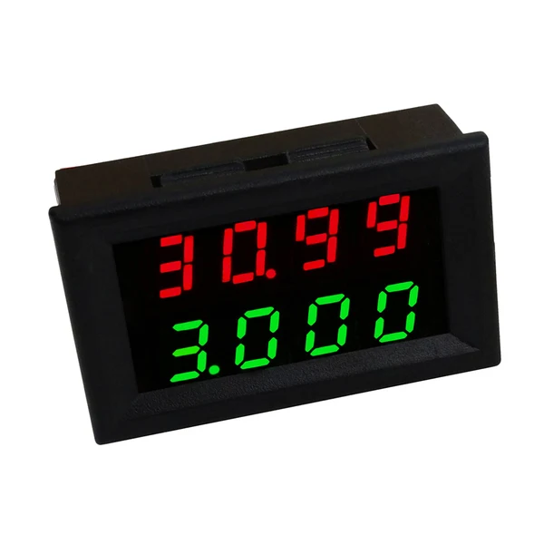 Luxury Maxbell 3.5-28V Dual LED Digital Voltmeter Ammeter Amp Volt Meter Gauge Tester Green Prestigious