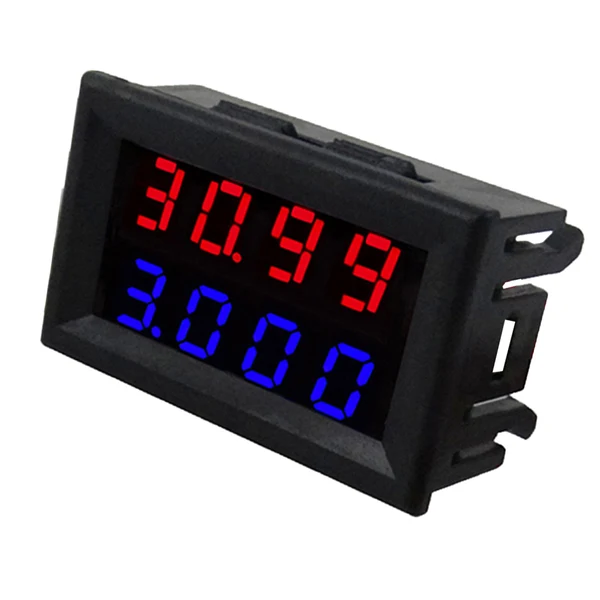 User-Friendly Maxbell Dual Blue LED Digital Voltmeter Ammeter Current Volt Meter Gauge Tester Next-Generation