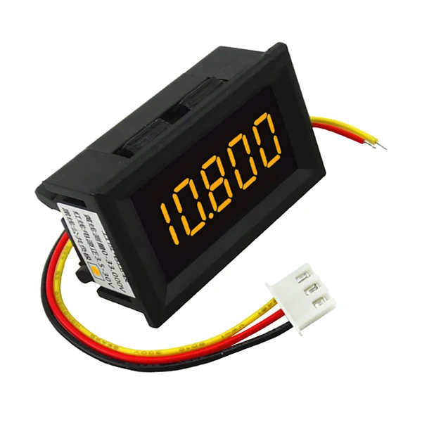 Breathable Maxbell DC 3.5-30V Mini 5 Digit Digital LED Voltmeter Volt Meter Panel Car Yellow Pure