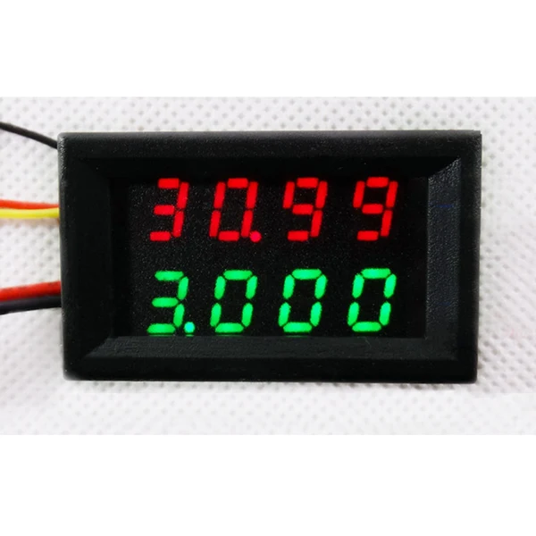 Enhanced Maxbell Dual Green LED Digital Voltmeter Ammeter Current Volt Meter Gauge Tester Relaxed