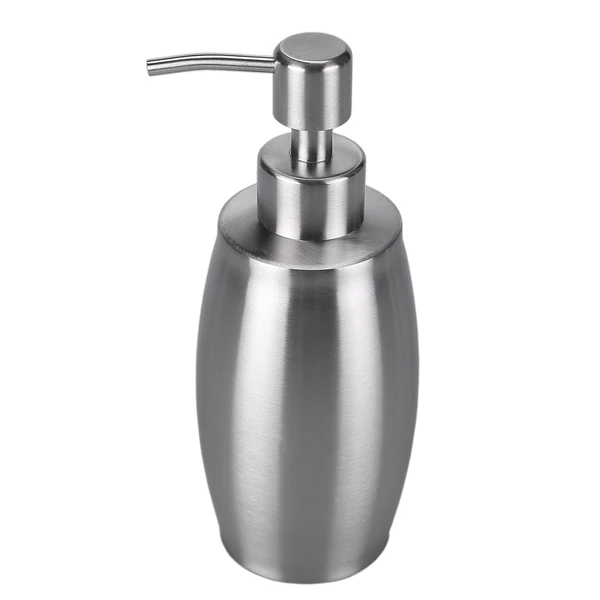 Natural Maxbell Stainless Steel Pump Soap Lotion Dispenser Bathing Liquid Bottle 4 350ml Fashionable