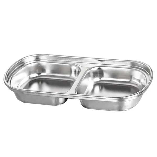 World-Class Maxbell Dipping Bowl Sauce Dish Condiment Relish Dip Bowls Dish Snack Tray 2 Grid Next-Generation