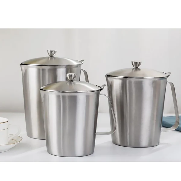 Solid Maxbell Stainless Steel Creative Coffee Tea Mug Cup with Lid and Graduation 500ml Premium