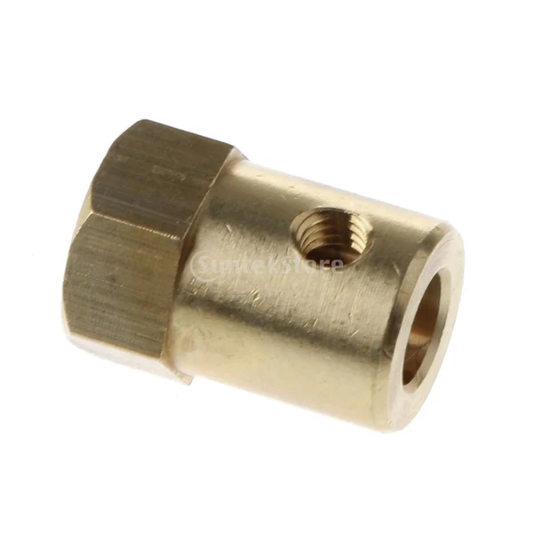 High-Quality Maxbell Brass Hexagon Flexible Coupling Coupler Connector Motor Model Car Boat 3mm Durable
