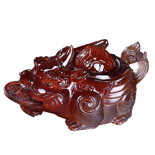 Premium Maxbell Tea Pets Ornaments Pi Xiu Pi Yao Fortune Table Decoration Ornament Red Selected