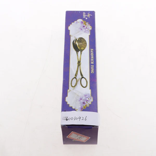 Flexible Maxbell Buffet Party Catering Serving Tongs Salad Tongs Cake Bread Clip Bronze 1 Traditional