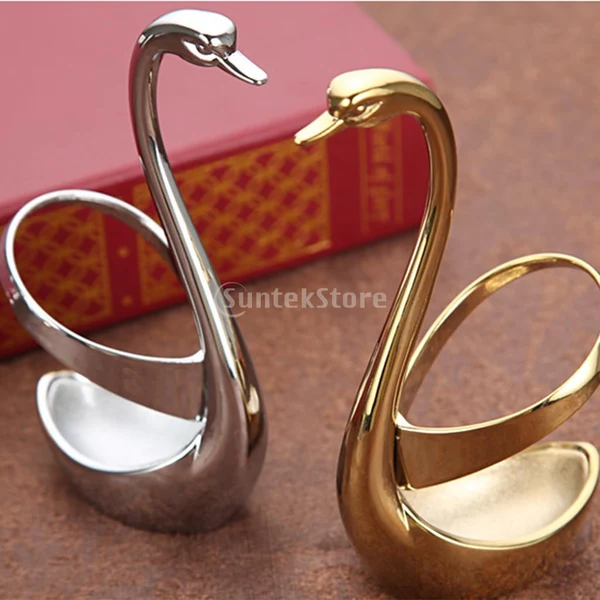 Minimalist Maxbell Creative Swan coffee spoon new household stainless steel Silver 1 High-Grade