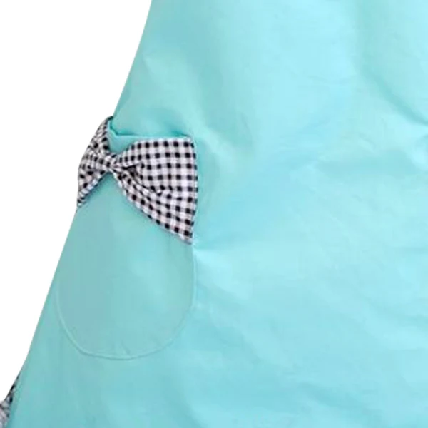 Certified Maxbell Apron Home Kitchen Cooking Women Cotton Aprons Bowknot Black edge Premium Material