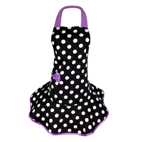 Expertly Made Maxbell Adjustable Apron Home Shop Kitchen Cooking Women Ladies Aprons Purple Edge Verified