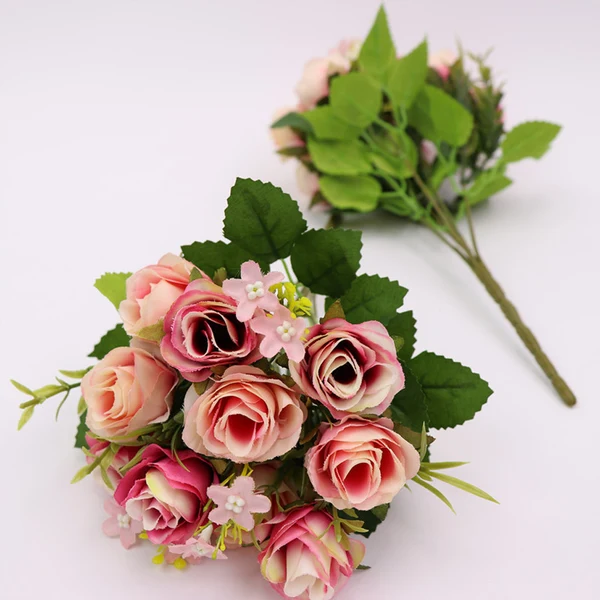 Optimized Maxbell Artificial Rose Flowers For Wedding Party Garden Home Decor DIY Light Pink Innovative