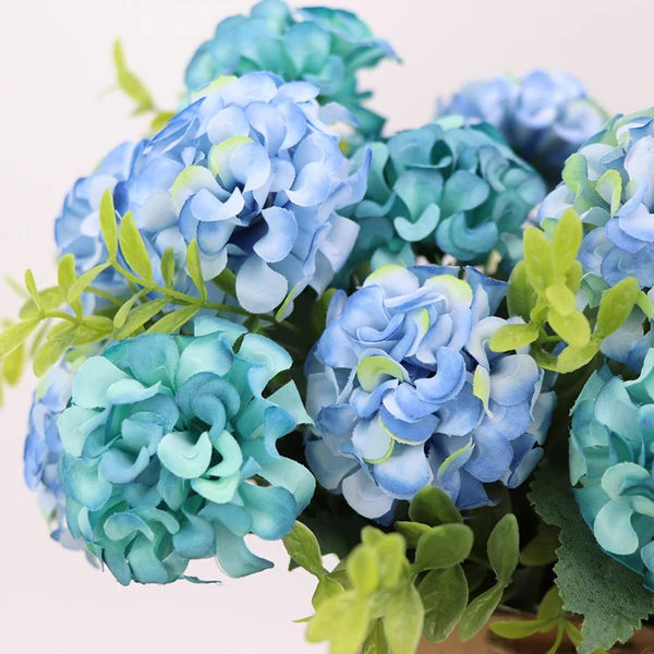 Refined Maxbell Artificial Chrysanthemum Flowers Wedding Bouquet Party Home Decor Blue Powerful