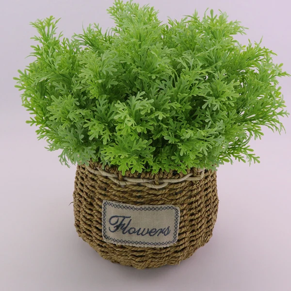 Fashionable Maxbell Vanilla Bunch Artificial Plant Grass Bouquet Home Wedding Decor White Green Exceptional