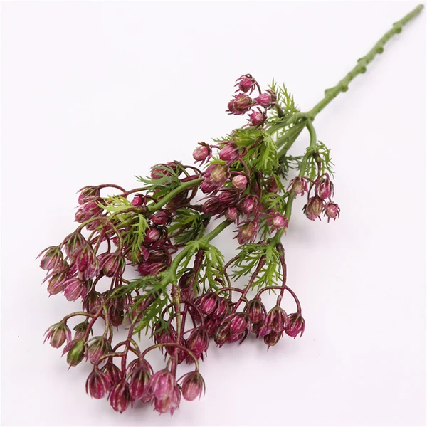 Modern Maxbell Valentine Fruit Bunch Artificial Plant Grass Bouquet Wedding Decor Purple Prestigious